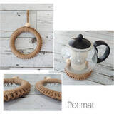 「使わないときは飾っておきたくなる♪ハンドメイドの鍋敷き」の画像6