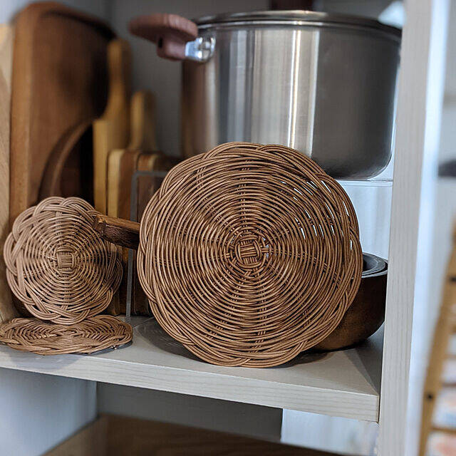 使わないときは飾っておきたくなる♪ハンドメイドの鍋敷き