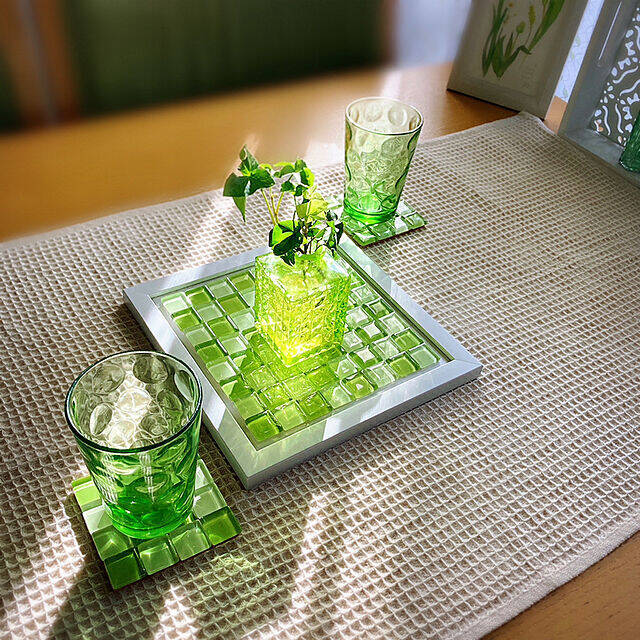 使わないときは飾っておきたくなる♪ハンドメイドの鍋敷き