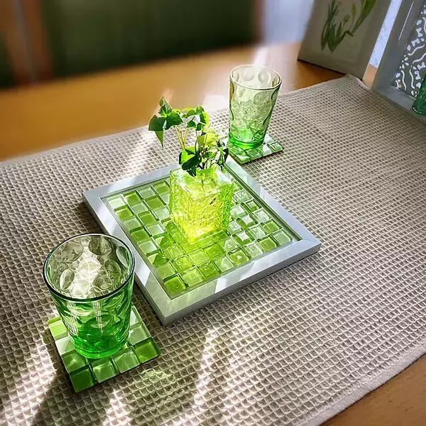 「使わないときは飾っておきたくなる♪ハンドメイドの鍋敷き」の画像