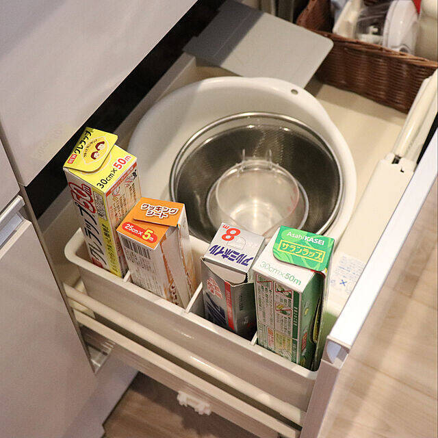 キッチンを綺麗に整理収納したい方必見☆使い勝手抜群のラップ収納アイデア