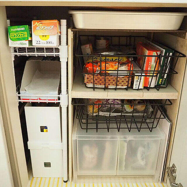 キッチンを綺麗に整理収納したい方必見☆使い勝手抜群のラップ収納アイデア