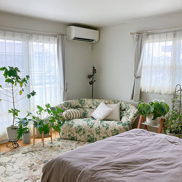 機能性もデザインも抜群でどんなお部屋にも合わせられる！ニトリのカーテンを使ったお部屋