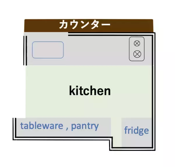 「「過ごす時間も楽しくなる、コントロールしやすいキッチンのつくり方」 by wnさん」の画像