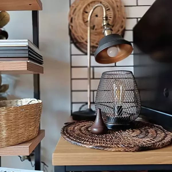 「「置くだけで絵になる。網目から漏れる光が美しいポータブルライト 」by Atelier_tamaki さん」の画像