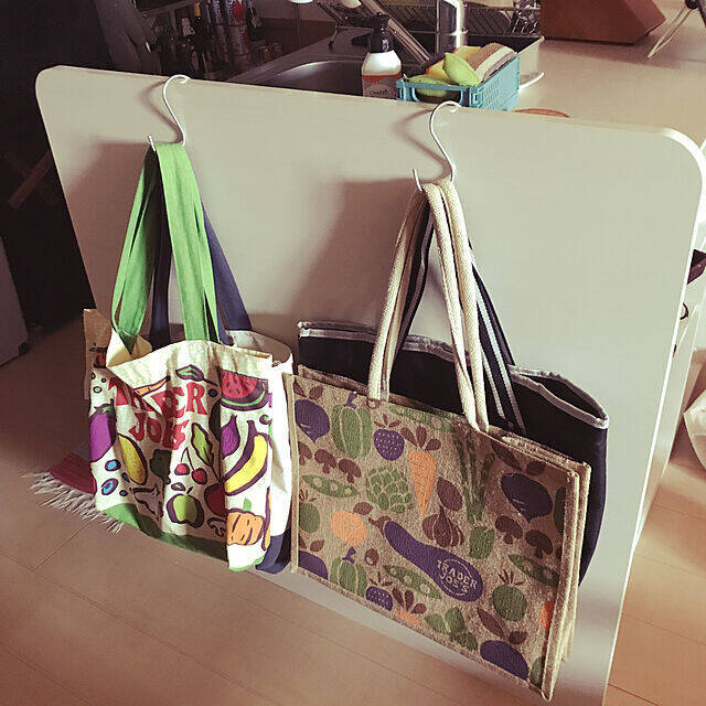 一番便利ですっきり保管できる場所はどこ？エコバッグの収納場所一覧