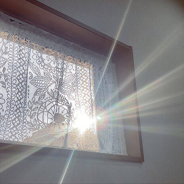 光と風をやさしく取り込む♡レースカーテンを効果的に使った魅力的なお部屋