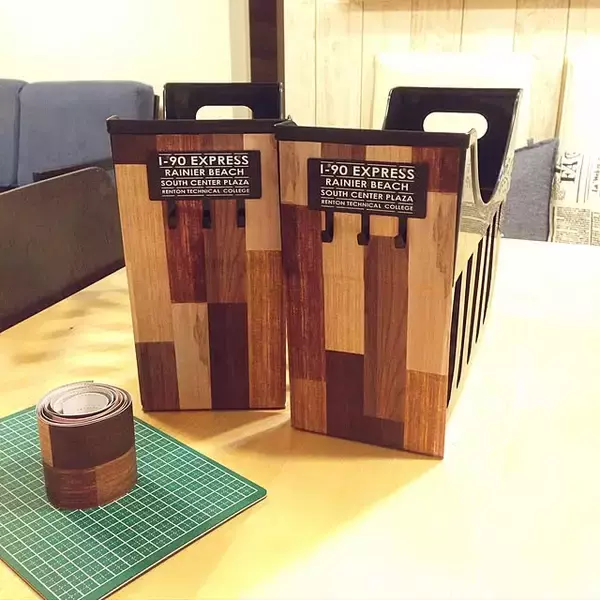 「生活感をなくしてお部屋に馴染むアイテムに！収納もインテリアも楽しむ100均ファイルボックスのリメイク術」の画像