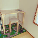 「レイアウト変更が楽しくなる♪無印良品の折りたたみテーブルを使った実例6選」の画像2