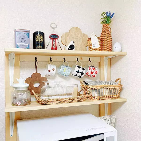 「もっと使いやすく自分好みの空間に☆キッチンまわりのDIY実例集」の画像