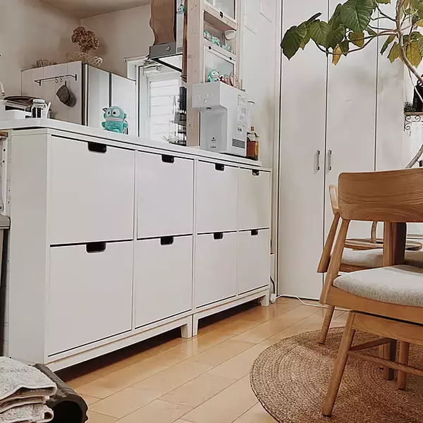 「「つい置き」で散らかる悩みを解決します♪IKEAのアイテムでカウンター周りの収納作り」の画像