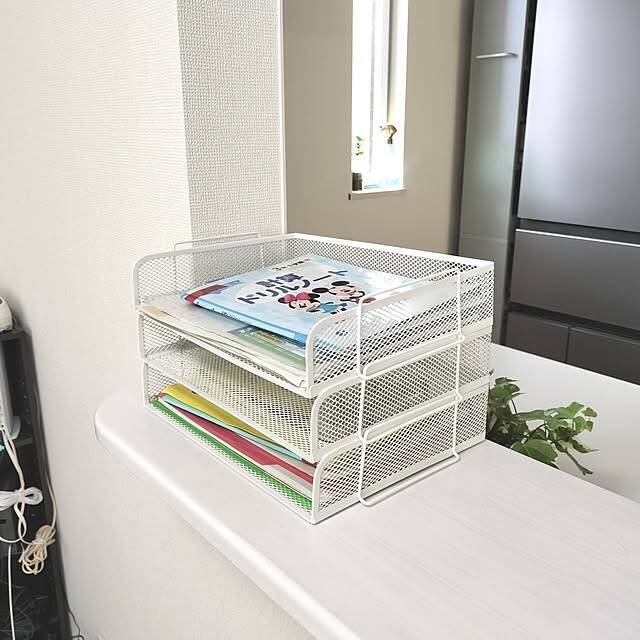 「つい置き」で散らかる悩みを解決します♪IKEAのアイテムでカウンター周りの収納作り