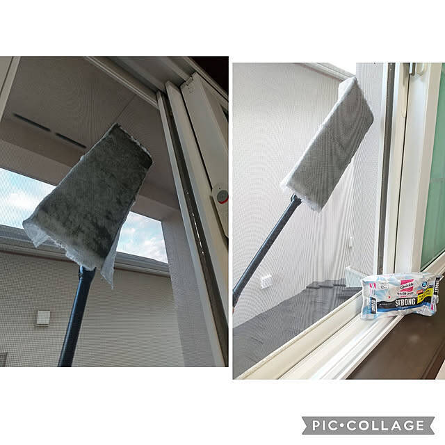手軽にしっかり汚れを落とせる快適さがポイント♪すぐにマネできる網戸の掃除アイデア