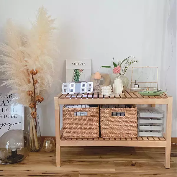 「飾って手に入れる大好きな空間♡IKEAの棚を使ったディスプレイ実例集」の画像