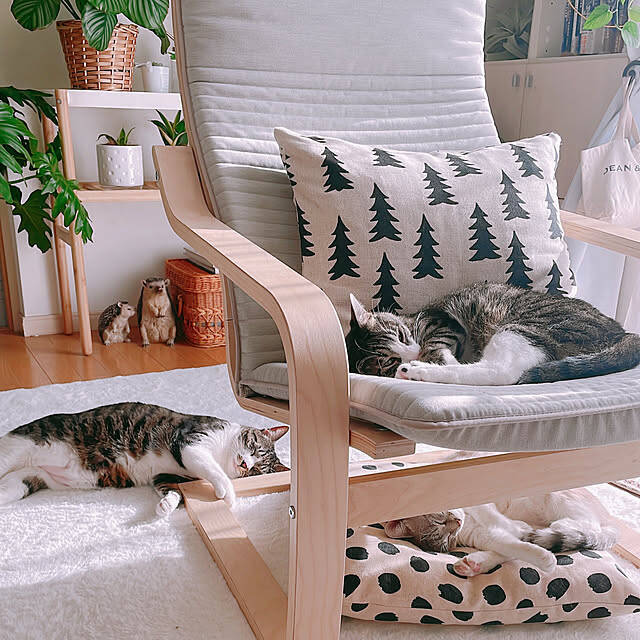 リラックスできる空間づくりに♪毎日がもっと心地よくなるIKEAのアームチェアがある暮らし