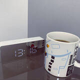 「スタイリッシュで機能も豊富な時計♪テラスLEDミラークロック L」の画像6