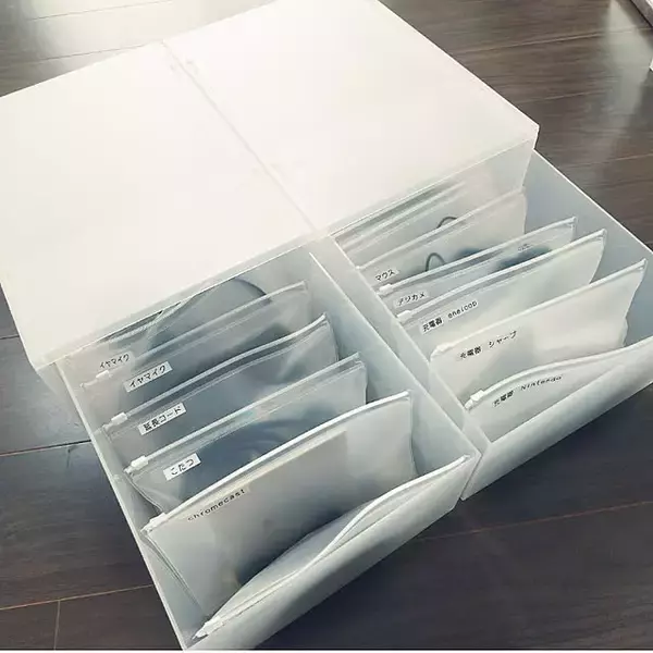 小物収納がもっと快適に！無印良品のEVAケースで叶えるスッキリ収納