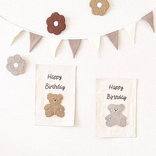 道具は4つでOK！毛糸が作り出すモコモコデザインが魅力のパンチニードル