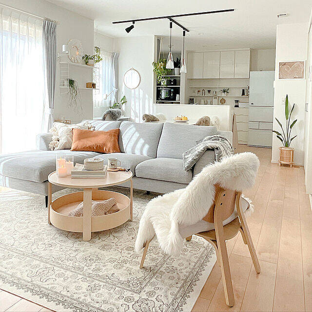 IKEA HAVSTEN ハーヴステン アームチェア 屋外用, ベージュ 