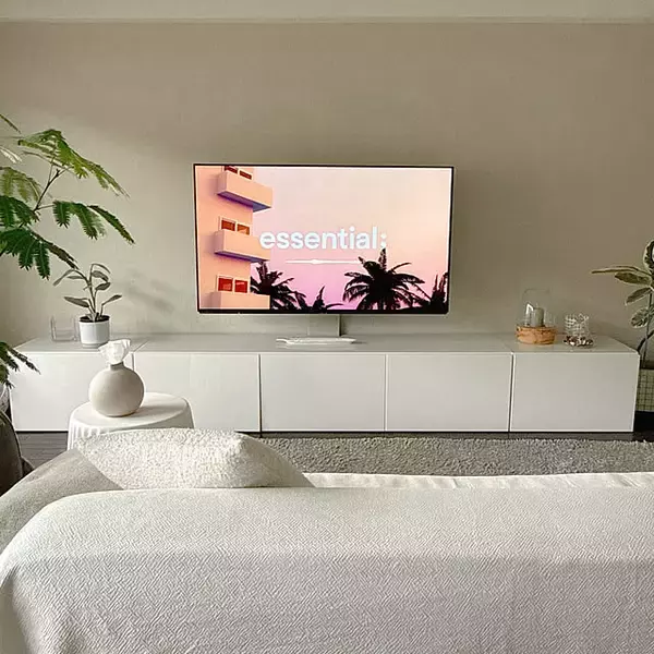 「テレビまわりをお気に入り空間に♡自分好みのお部屋づくりが叶うIKEAのテレビ台」の画像