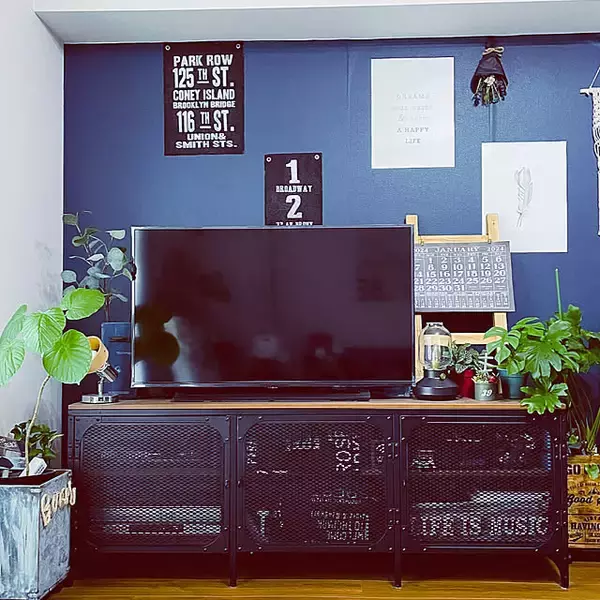 「テレビまわりをお気に入り空間に♡自分好みのお部屋づくりが叶うIKEAのテレビ台」の画像