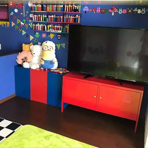 「テレビまわりをお気に入り空間に♡自分好みのお部屋づくりが叶うIKEAのテレビ台」の画像