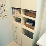 「清潔感を保ちながら使いやすくすっきりした空間に♪洗面所のタオル収納10選」の画像9