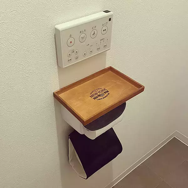 「自分好みにDIY！使うたび気分が上がるトイレットペーパーホルダー実例集」の画像