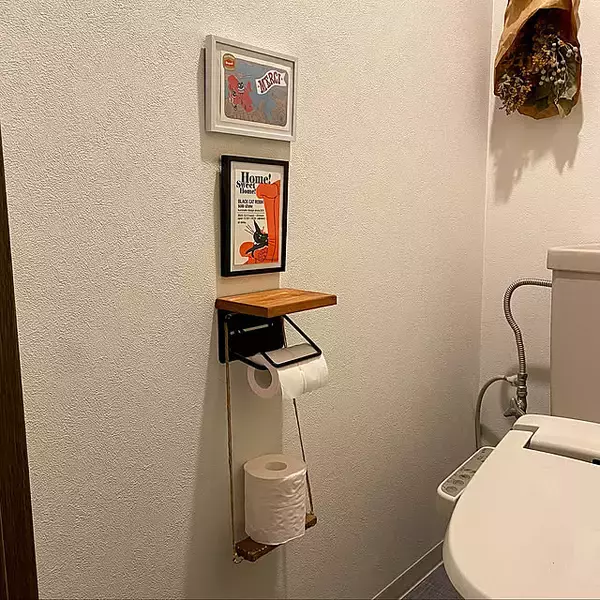 毎日使う場所だからこそ工夫が光る♪トイレットペーパーホルダーのDIYアイデア