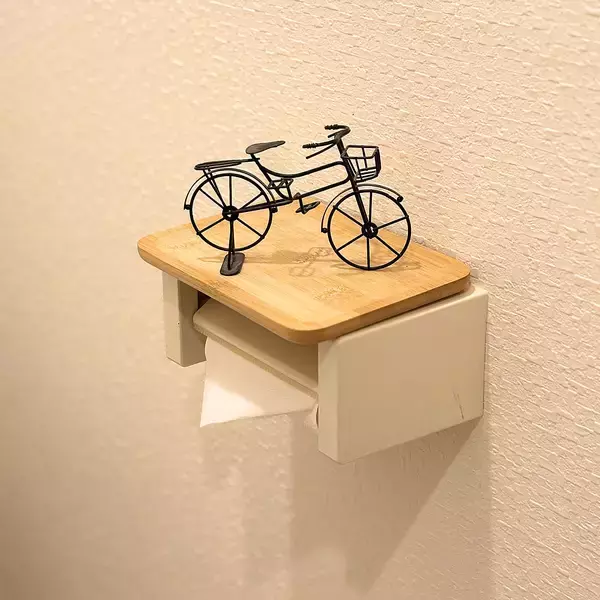 「さくっと3分で完成♪トイレットペーパー上ラック」 by KNさん