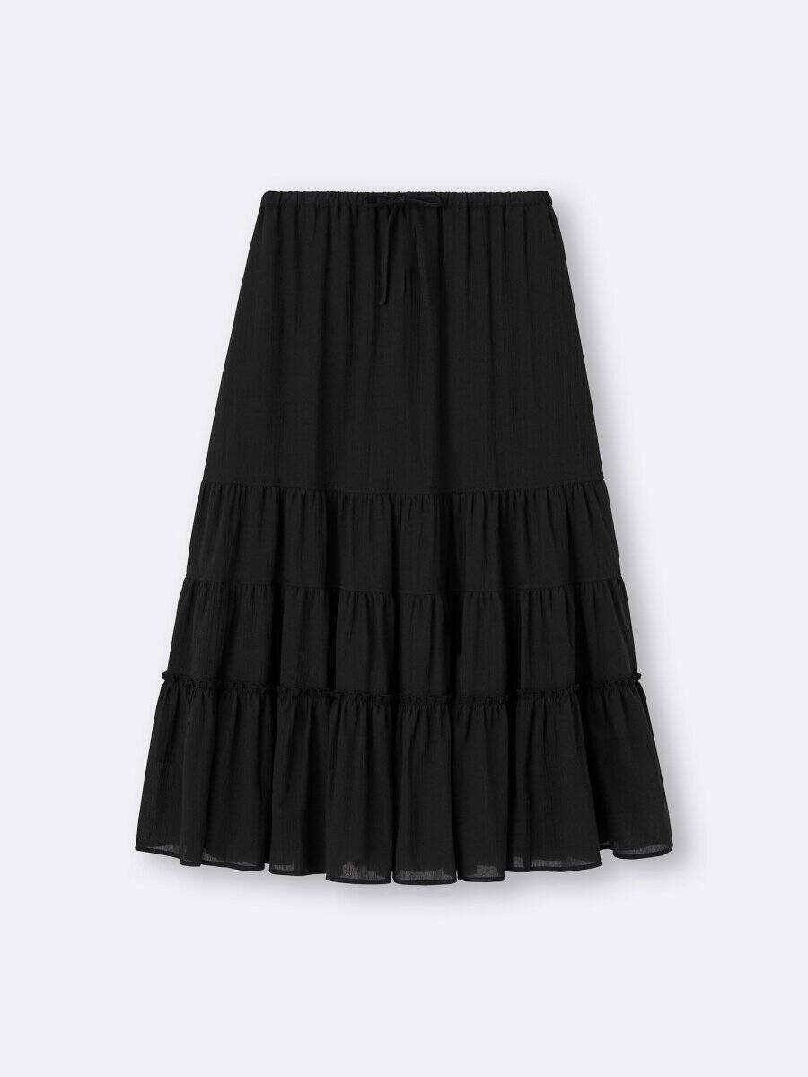 値下げで990円も！悩んだ朝はGUの「黒スカート」はいときゃ大丈夫！今すぐ買いたい本命5選