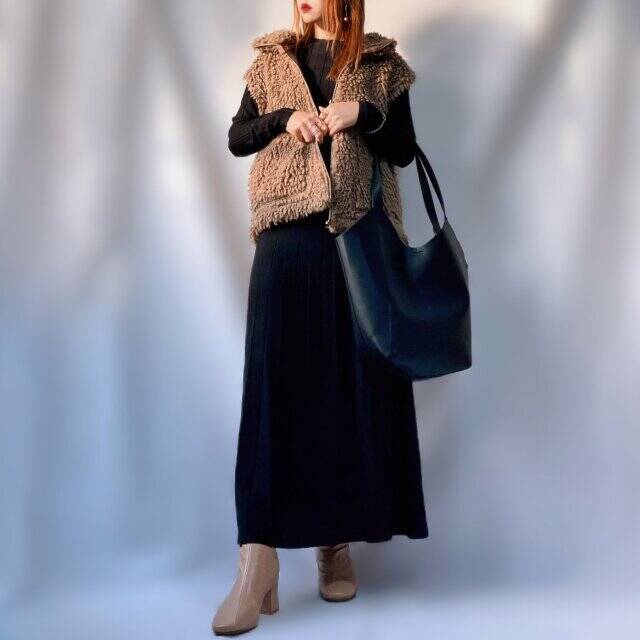 もうお値下げ？！今から"即"使えるGUのふわふわベストがめっちゃ安くなってる！