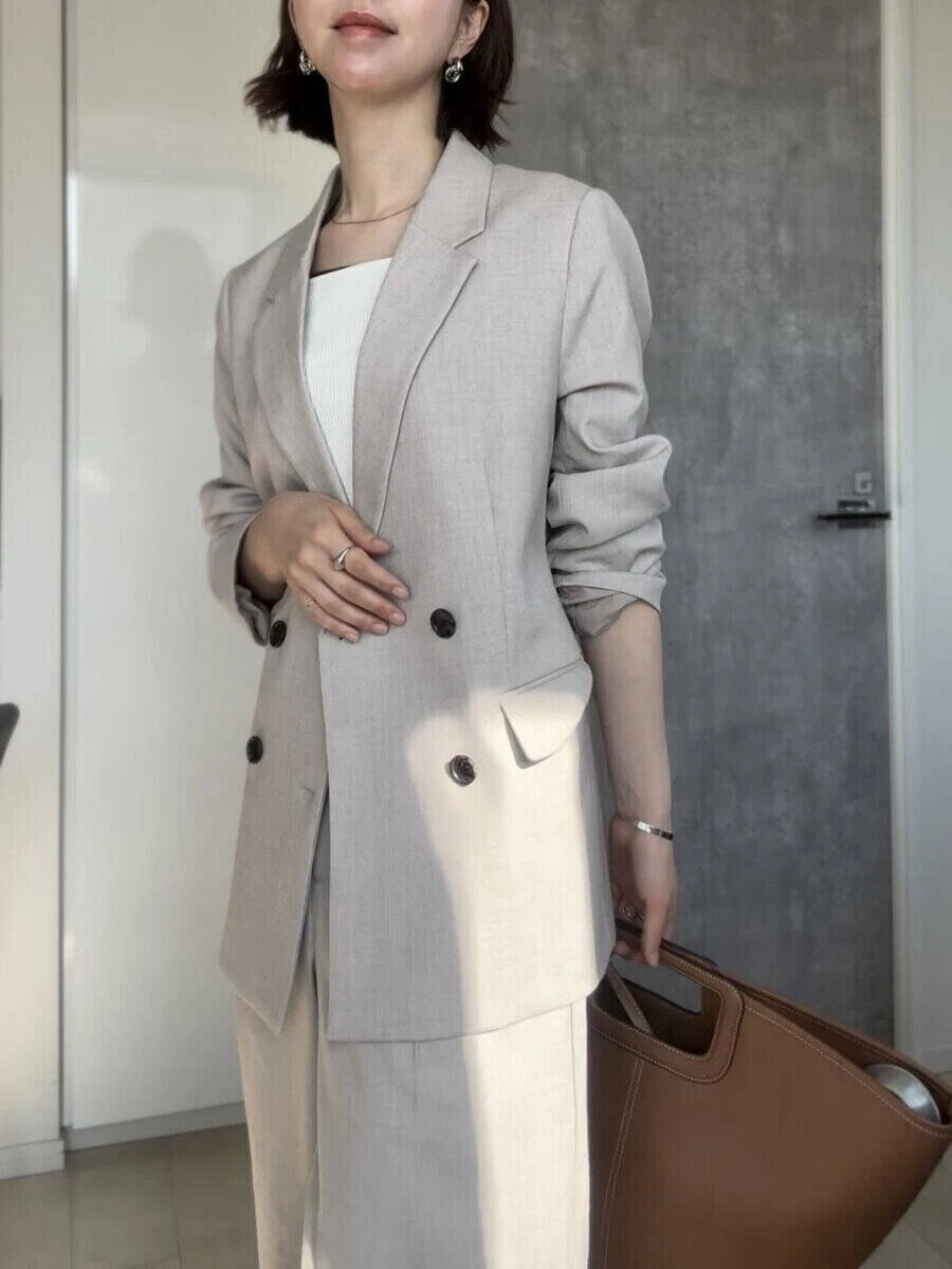 これ実はGUなんです♡通勤にもお出かけにも着回せる！きれいめジャケットコーデ3選