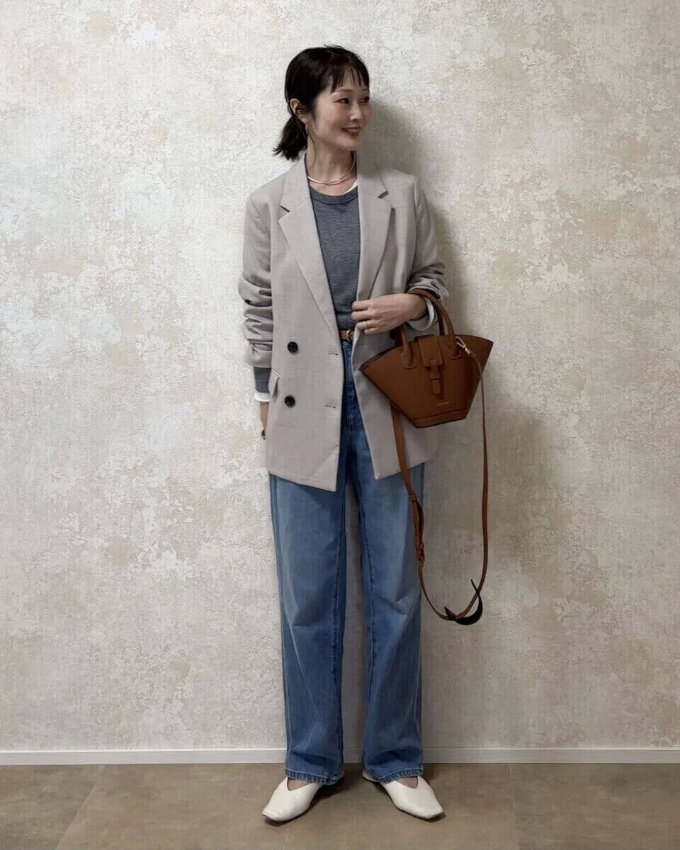 これ実はGUなんです♡通勤にもお出かけにも着回せる！きれいめジャケットコーデ3選