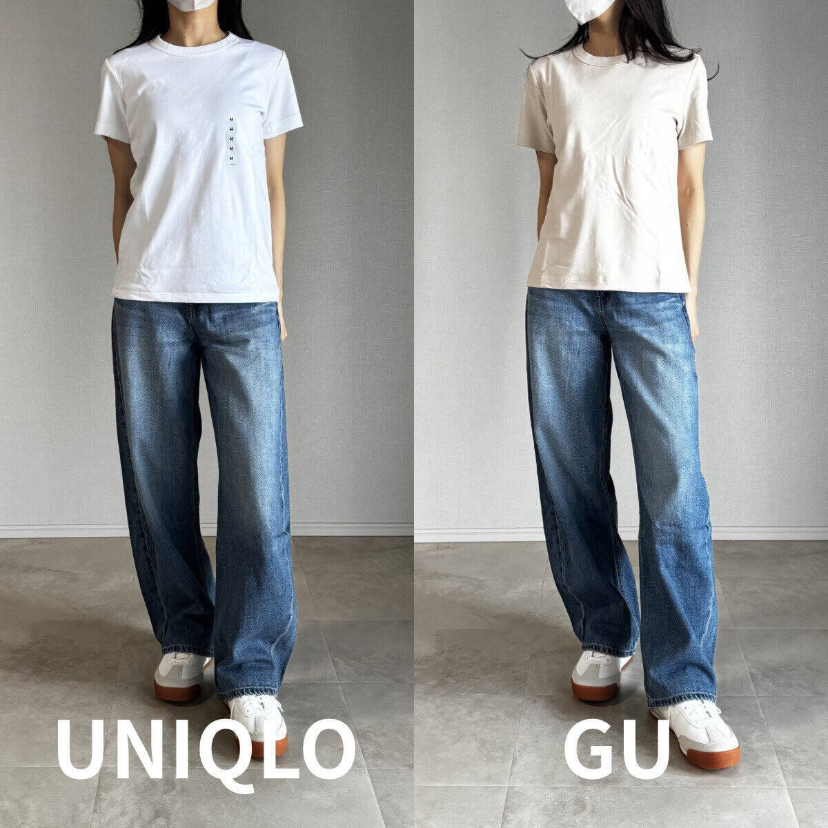 ユニクロMとGUのSがほぼ同じ！？クルーネックT選びで154cmが気づいた夏の着こなし術