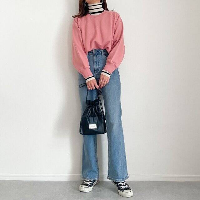 ユニクロの細見えボーダーニットを着まわし！周りと差がつく♡大人女子のコーデ8style