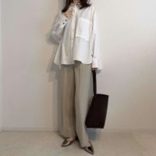 春の「白シャツ」は着こなし次第でもっと可愛くなる♡定番なのにおしゃれ見え！大人の着まわし術