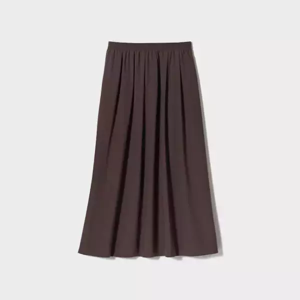 ユニクロスカート…シルエットがたまらん♡身長さんも低身長さんも嬉しい！万能スカート