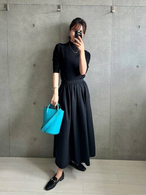 ユニクロスカート…シルエットがたまらん♡身長さんも低身長さんも嬉しい！万能スカート