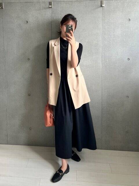 ユニクロスカート…シルエットがたまらん♡身長さんも低身長さんも嬉しい！万能スカート