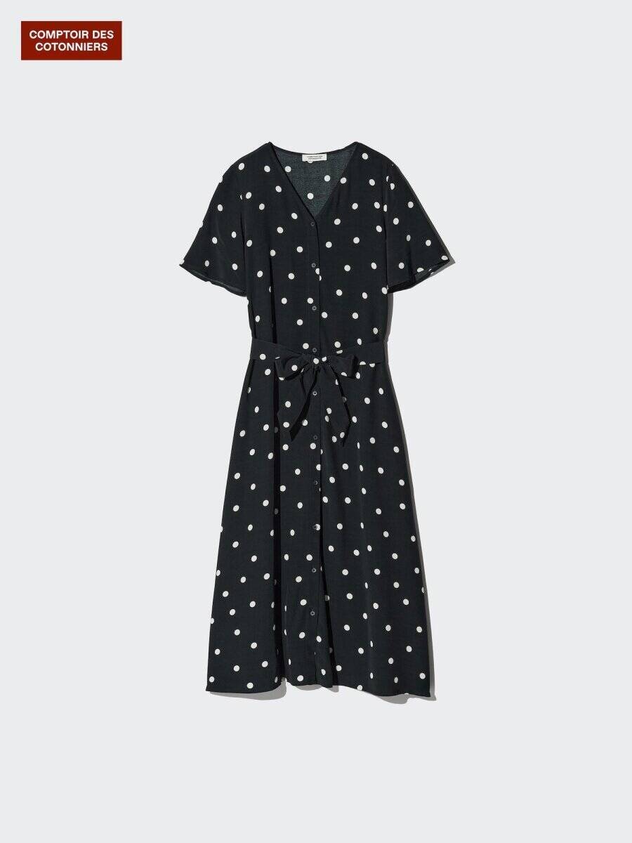 ユニクロで売ってる「黒ワンピース」が可愛くてとにかく快適♡夏コーデに大助かり！