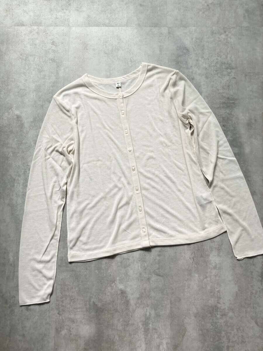 カーデ×カーデが新常識…！？30〜40代が失敗しないGUシアーカーデの高見えレイヤード術♡