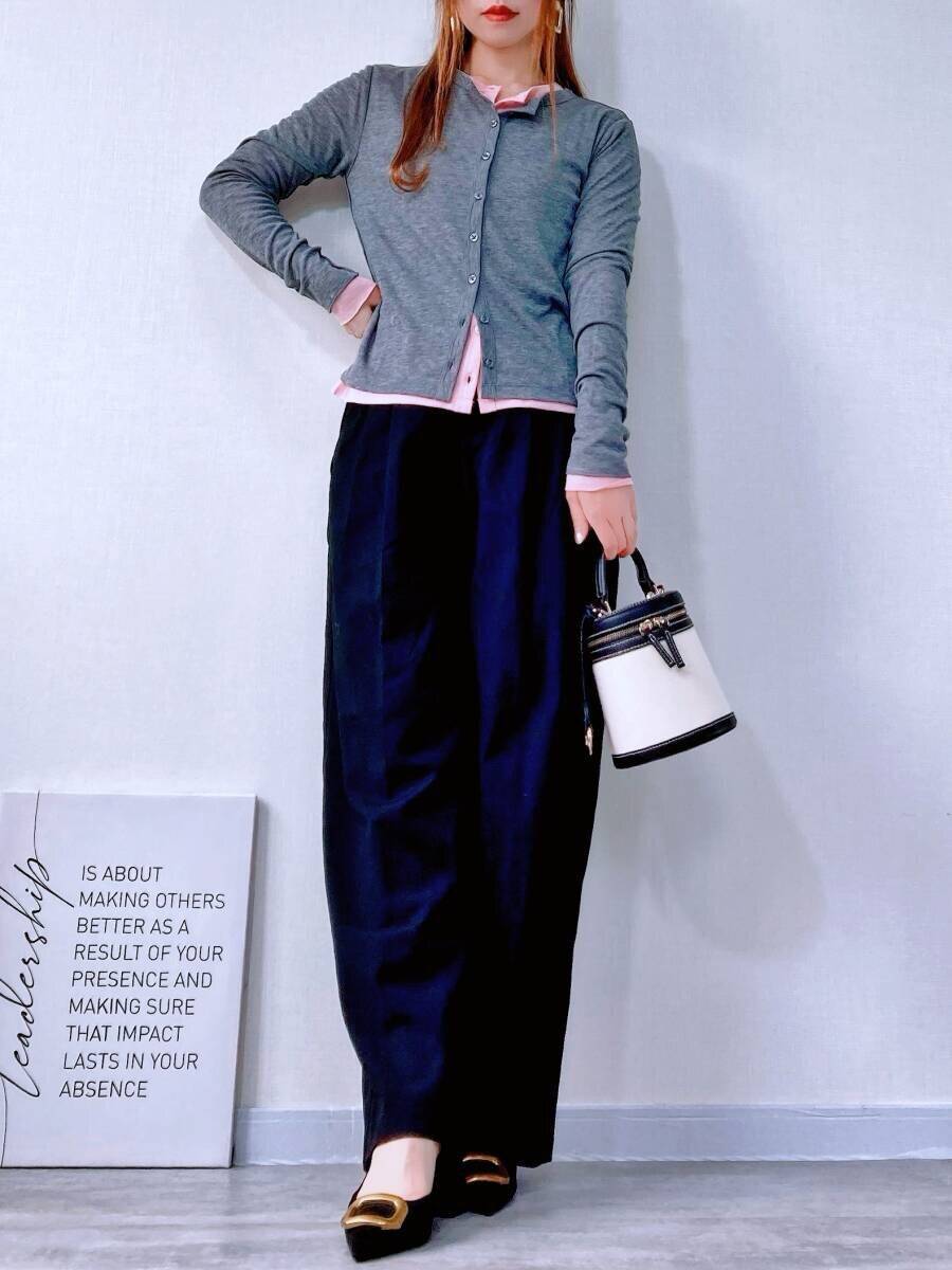 カーデ×カーデが新常識…！？30〜40代が失敗しないGUシアーカーデの高見えレイヤード術♡