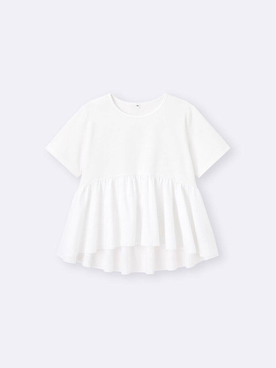 今季のGU「白トップス」がコスパよすぎてどうしよう！こんなん何枚あっても困らないですから！