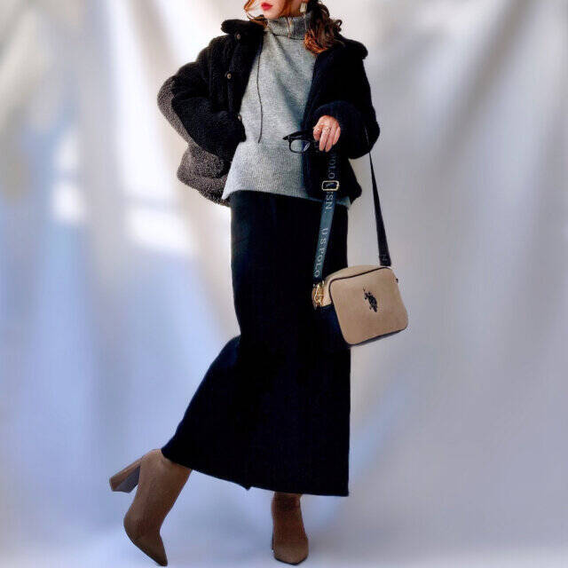 再入荷しても即完売！ZARAの人気ジャケットであったか可愛い冬コーデ