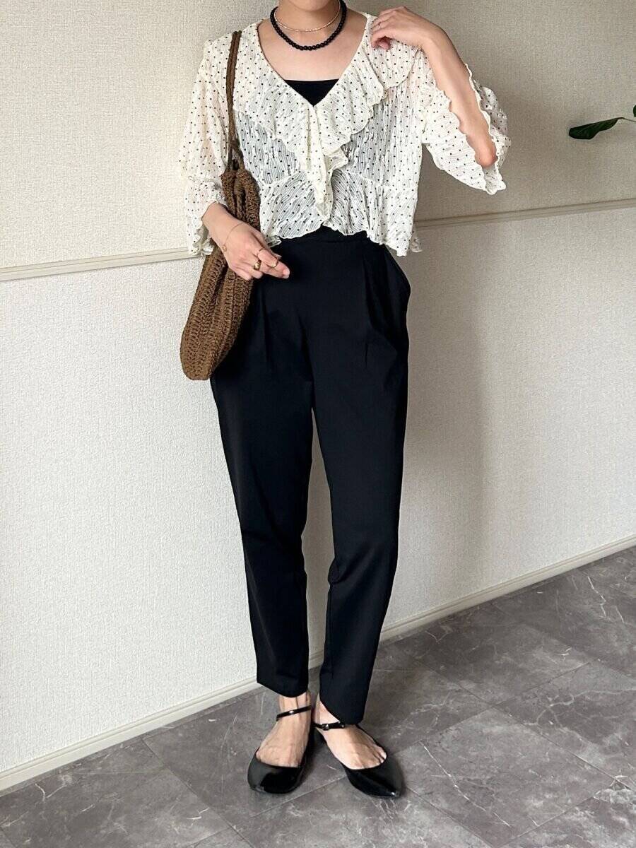 GUの細見えパンツが優秀すぎ♡ラクなのに手抜き感ゼロな大人の着こなし術