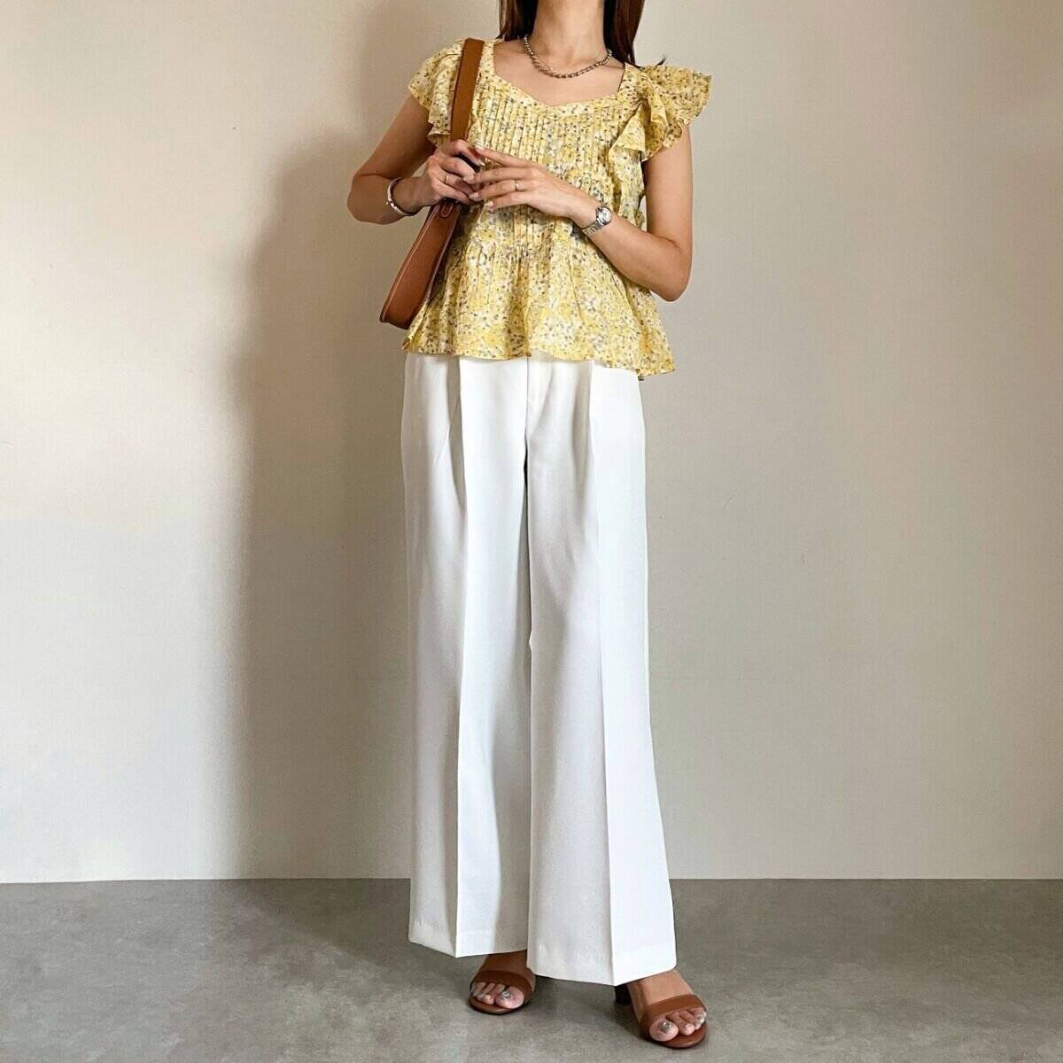 再販のたび即完売♡はくだけで360度美脚見えするワイドパンツの1週間着回し術