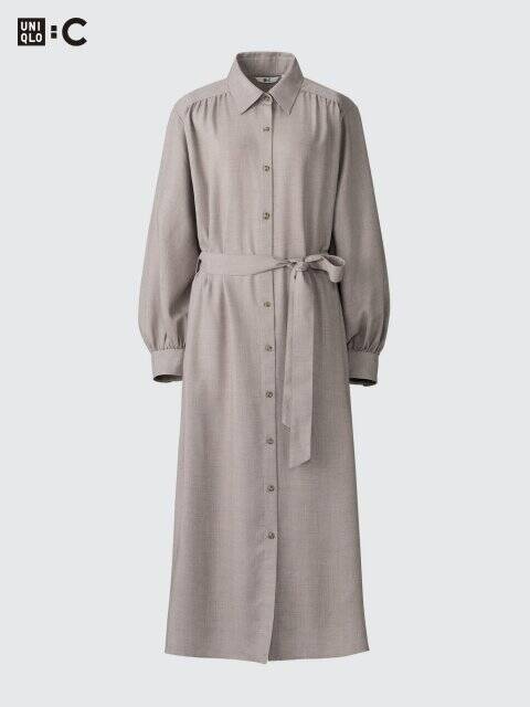 ユニクロの「秋ワンピ」が大優勝してる～♡ラクなのに1枚でサマになる！コレ買い上品ワンピース