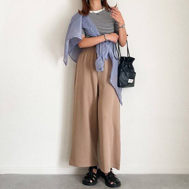 ユニクロのバズりトップスがめちゃ使える！30代女子は絶対買って！夏のボーダー旬コーデ5選♡