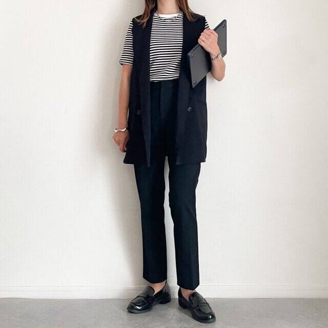 ユニクロのバズりトップスがめちゃ使える！30代女子は絶対買って！夏のボーダー旬コーデ5選♡